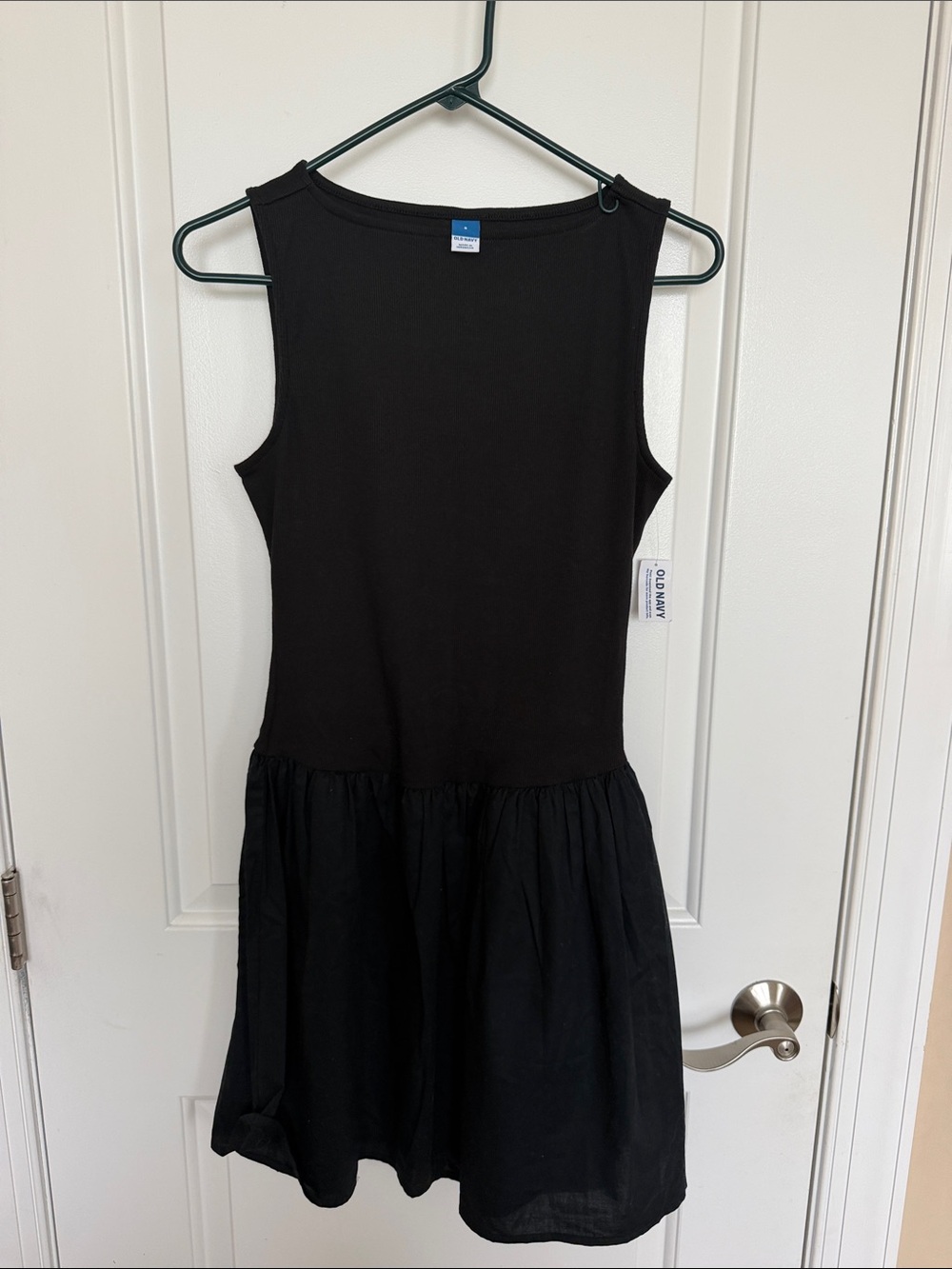 Old Navy womens Black Sleeveless Cotton Dress